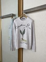 Dior Bluebell Flower Knit Crew Sweater - 图片 5