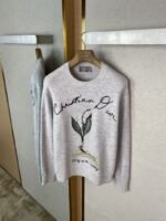 Dior Bluebell Flower Knit Crew Sweater - 图片 7