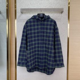 Balenciaga Check Shirt Jacket