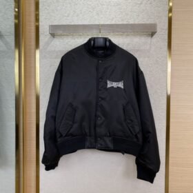 Balenciaga Logo Aviator Jacket