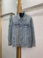 Balenciaga Full Print Denim Outerwear - 图片 4
