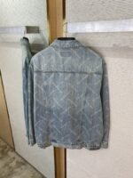 Balenciaga Full Print Denim Outerwear - 图片 8