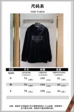 Balenciaga Rhinestone Velvet Outerwear - 图片 9