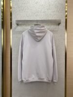 Balenciaga Love Heart Wireless Print Hooded Sweatshirt White - 图片 2