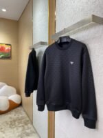 Prada Triangle Label Jacquard Sweatshirt - 图片 3