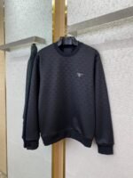 Prada Triangle Label Jacquard Sweatshirt - 图片 5