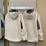 LV diamond check reversible lambswool zip-up jacket green - 图片 8