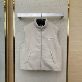 Prada Triangle Label Wool Vest