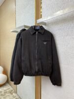 Prada Triangle Label Denim Jacket Jacket - 图片 5