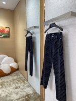 Dior Full Print Jacquard Denim Suit Trousers - 图片 3