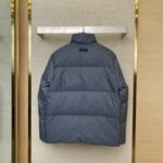 Dior Logo Jacquard Down Jacket Blue - 图片 2