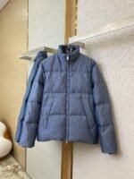 Dior Logo Jacquard Down Jacket Blue - 图片 5