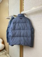 Dior Logo Jacquard Down Jacket Blue - 图片 6