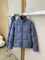 Dior Logo Jacquard Down Jacket Blue - 图片 7
