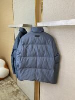 Dior Logo Jacquard Down Jacket Blue - 图片 8
