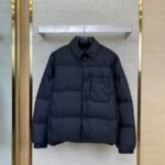 Dior Logo Jacquard Down Coat Jacket