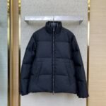 Dior Logo Jacquard Down Jacket Black