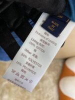 LV logo jacquard embroidered waistcoat sapphire blue - 图片 8