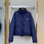 Balenciaga Embroidered Pin Reversible Cotton Outerwear