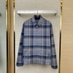 Dior Check Zip Jacket Coat
