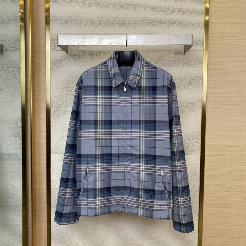 wsxc1734739469584_0.jpg Dior Check Zip Jacket Coat - 图片 1
