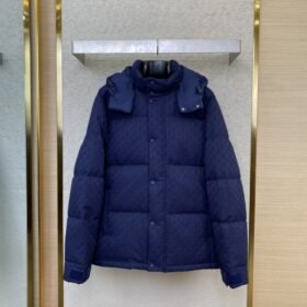 Gucci Dark Cotton Zip outerwear