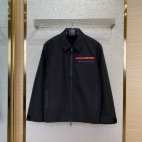 Prada Logo Jacket Coat