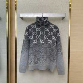 Gucci Gradient Old Flower Turtleneck Sweater