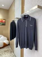 Gucci Colour Block Trimmed Monogrammed Knit Pullover - 图片 3