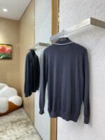 Gucci Colour Block Trimmed Monogrammed Knit Pullover - 图片 4