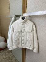 Balenciaga Washed Denim Jacket Jacket With Cotton Jacket - 图片 5