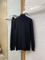 Prada Wool Embroidered Zip Cardigan Black - 图片 6