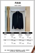 Prada Wool Embroidered Zip Cardigan Black - 图片 10