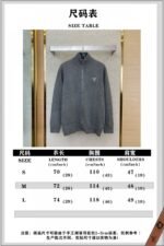 Prada Wool Embroidered Zip Cardigan Grey - 图片 10