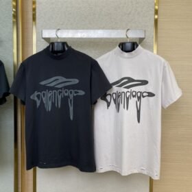 Balenciaga Drops 3M Aged Short Sleeve White