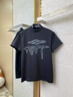 Balenciaga Drops 3M Aged Short Sleeve Black - 图片 5