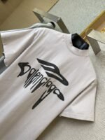 Balenciaga Drops 3M Aged Short Sleeve White - 图片 7