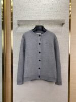 Miu Miu Embroidered Patch Cardigan