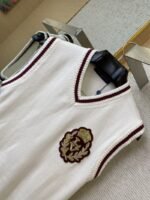 LV logo embroidered wool waistcoat - 图片 7