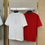 Dior 25Fw Year Of The Snake Embroidered Short Sleeve Red - 图片 2