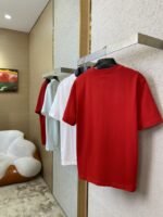 Dior 25Fw Year Of The Snake Embroidered Short Sleeve Red - 图片 4