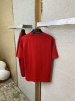 Dior 25Fw Year Of The Snake Embroidered Short Sleeve Red - 图片 8