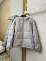 Gucci Jacquard Dark Down Jacket Silver - 图片 5