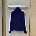 Gucci Patchwork Knit Zip Jacket Coat - 图片 2