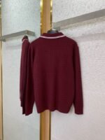 Miu Miu Logo Embroidered Pullover Red - 图片 6