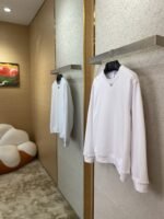 Prada Triangle Label Crew Neck Sweatshirt - 图片 3