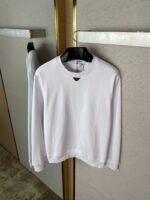 Prada Triangle Label Crew Neck Sweatshirt - 图片 7