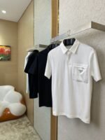 Prada Nylon Pocket Short Sleeve T-Shirt White - 图片 4