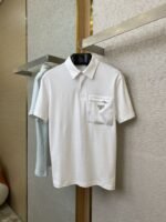 Prada Nylon Pocket Short Sleeve T-Shirt White - 图片 5