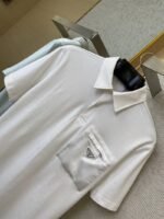 Prada Nylon Pocket Short Sleeve T-Shirt White - 图片 6